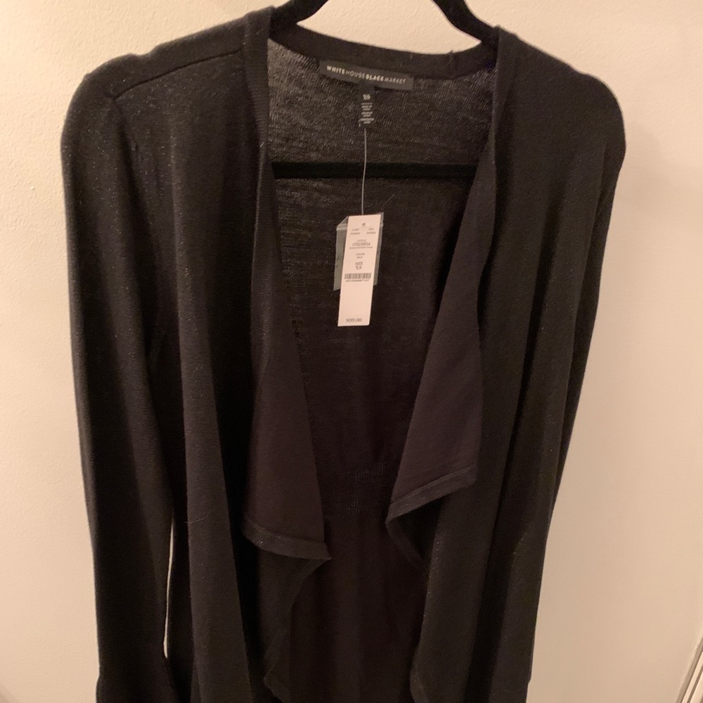 White House Black Market new black sweater